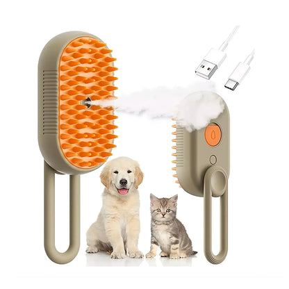 PACK DE MASCOTAS - CEPILO A VAPOR Y GUANTE